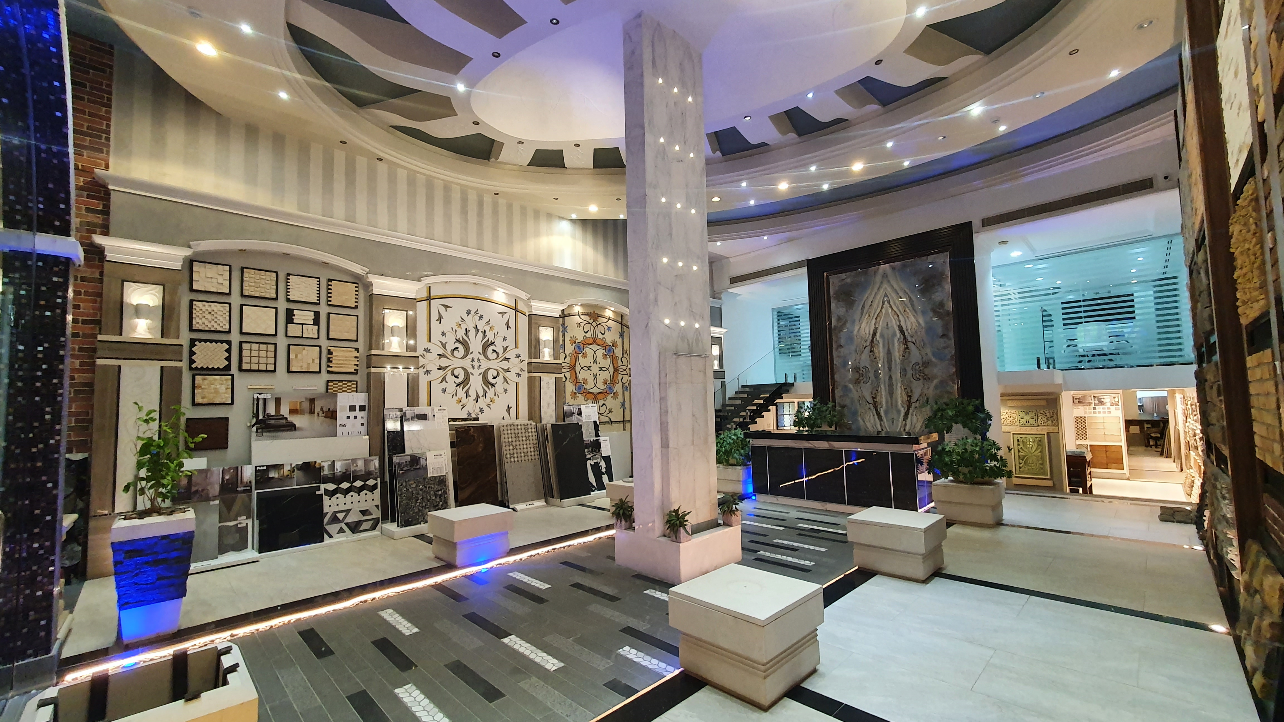 Breezy vacation rental lobby